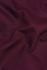 Shiny dark brown cotton linen shirt