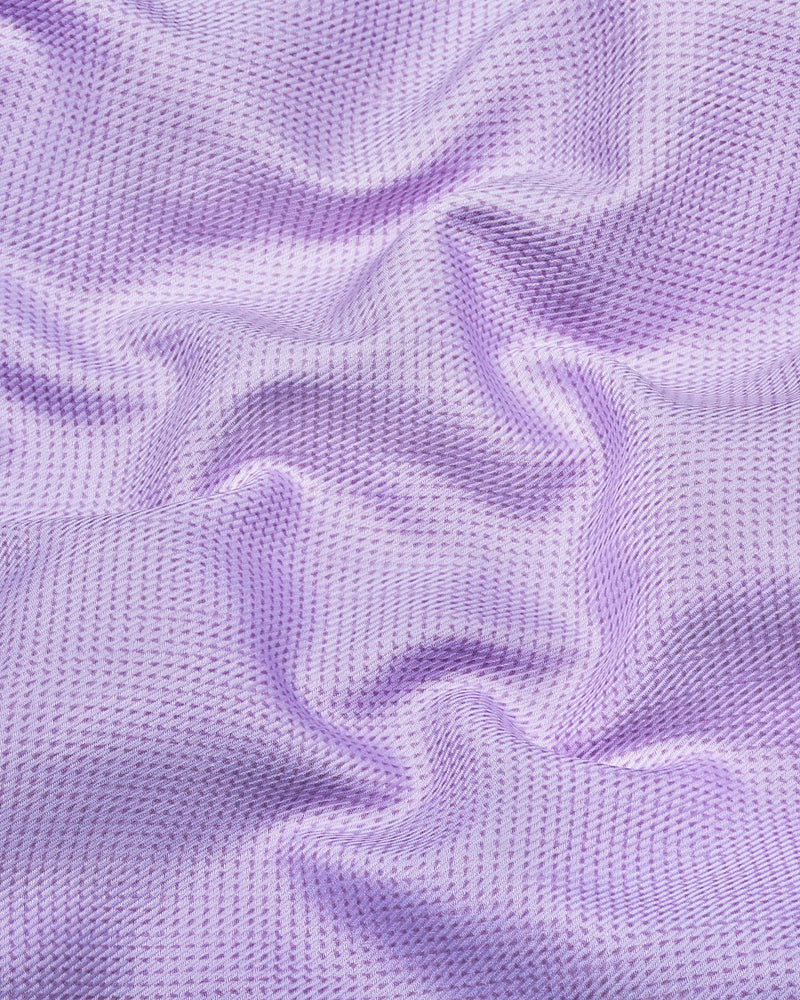 Rockstone Purple With White Texture Premium Giza Shirt