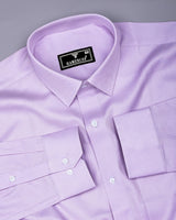 Rockstone Purple With White Texture Premium Giza Shirt