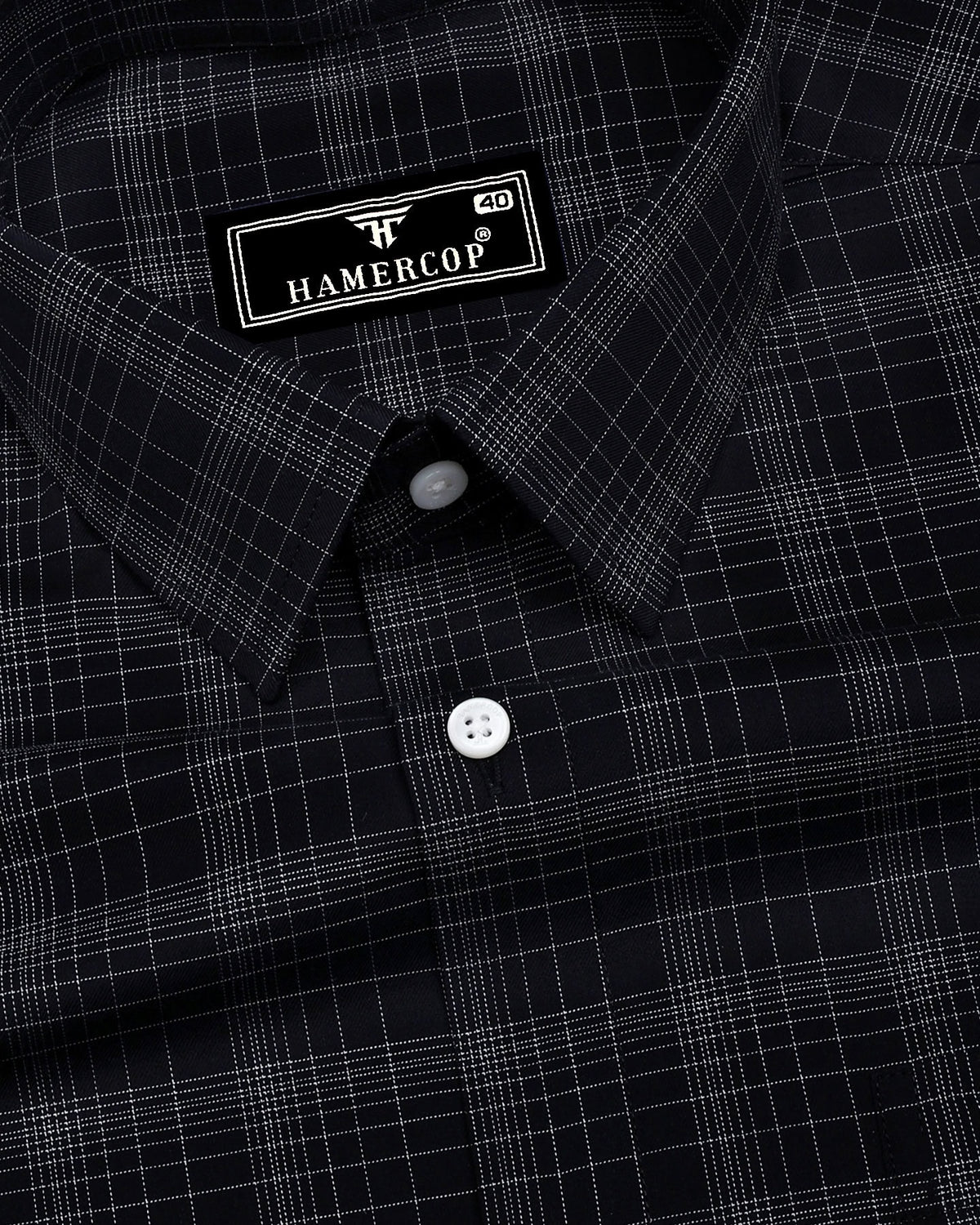 Brown Twill Check Giza Cotton Shirt for Men – Hamercop