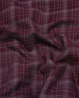 Clermont Brown With White Twill Check Giza Shirt