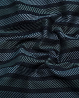 Turbo Black With Gray Stripe Premium Giza Shirt