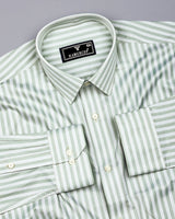 Titanic Pistachio Green With White Twill Stripe Premium Shirt