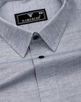 Osaka Gray Luxurious Linen Cotton Formal Shirt