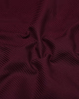 Cinchona Maroon Solid Premium Giza Cotton Shirt