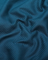 Cinchona Peacock Blue Solid Premium Giza Cotton Shirt