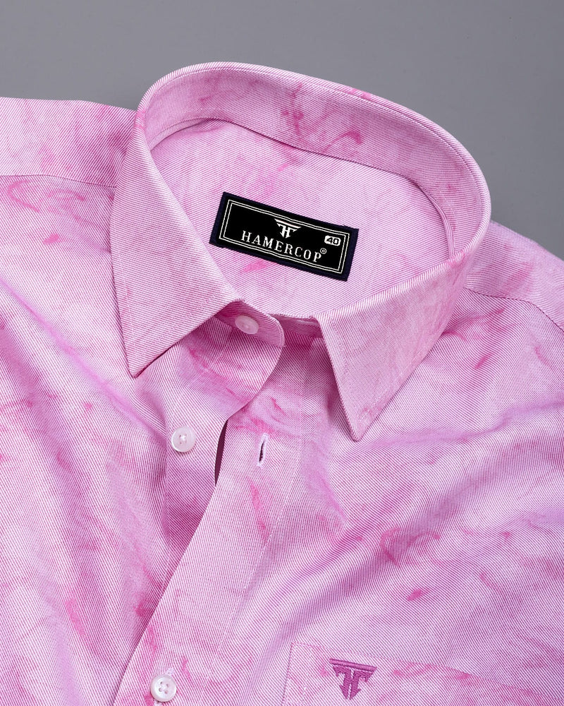 Mountain Pink Twill Premium Cotton Shirt