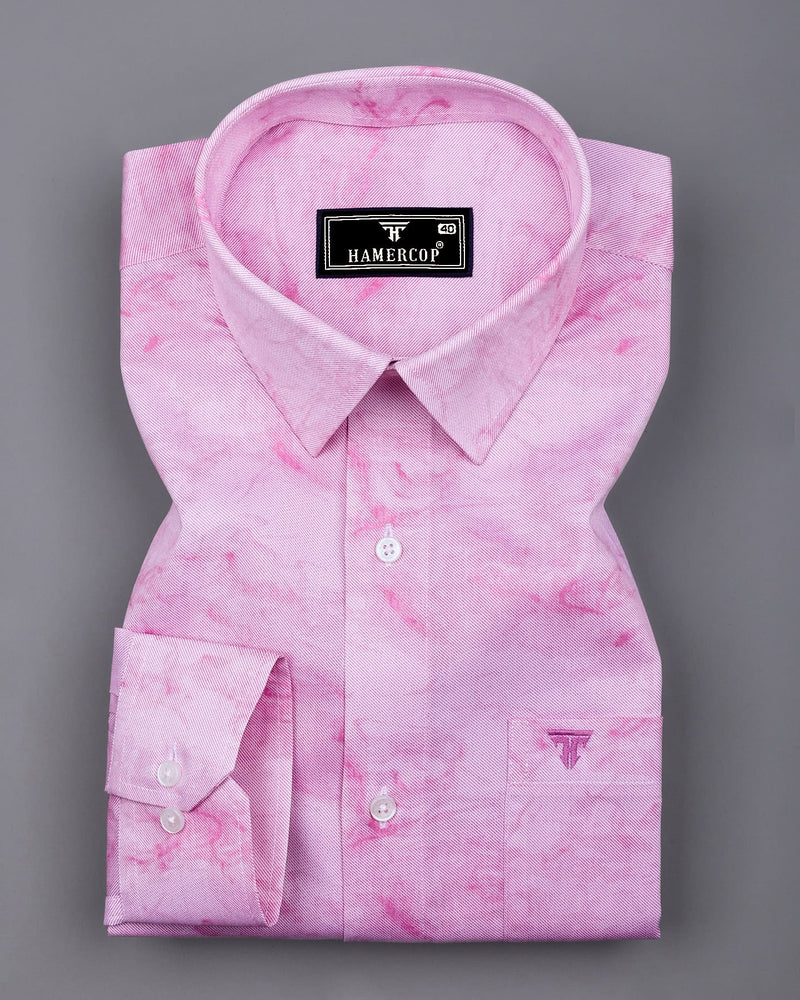 Mountain Pink Twill Premium Cotton Shirt