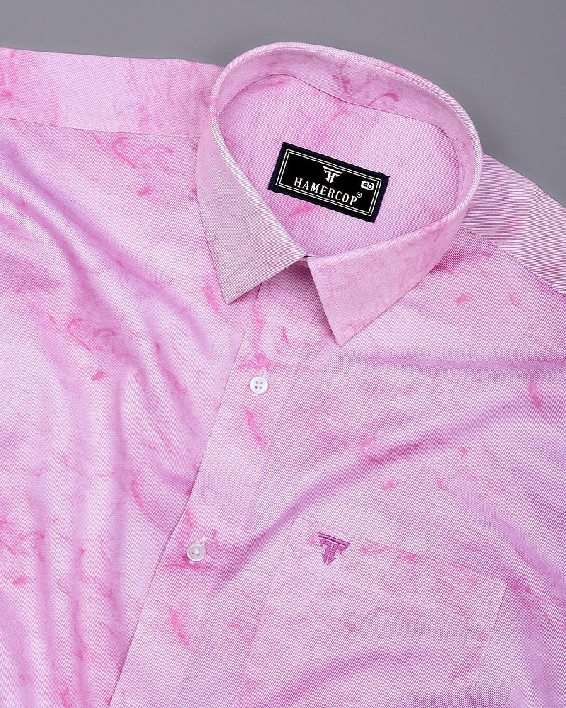 Mountain Pink Twill Premium Cotton Shirt