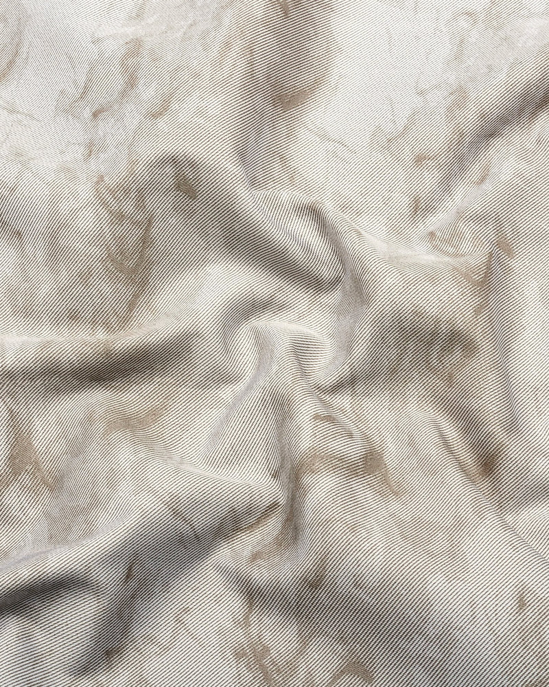 Mountain Vanilla Gray Twill Premium Cotton Shirt