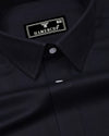 Sydney Gray With Black Twill Stripe Premium Giza Shirt