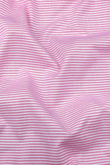 Carrot with white oxford stripe cotton shirt
