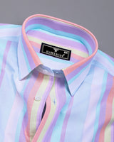 Spectrum Multicolor Stripe Oxford Cotton Shirt