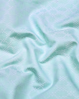 Maxican Mint Green Jacquard Textured Cotton Shirt