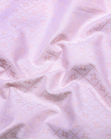 Glacier Pink With White Jacquard Cotton Shirt