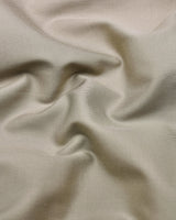 Ivory Cream Soft Cotton Formal Solid Shirt