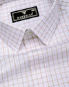 Dusty Pink With White Python Texture Dobby Cotton Shirt