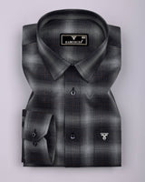 Werofly Black Twill Check Premium Cotton Shirt