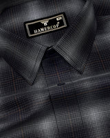 Werofly Black Twill Check Premium Cotton Shirt