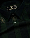 Collard Green Jacquard Textured Premium Giza Shirt