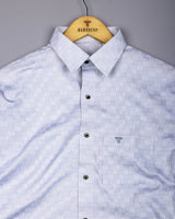 Frovis Gray Dobby Check Premium Gizza Shirt