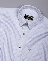 Frovis Gray Dobby Check Premium Gizza Shirt