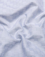 Frovis Gray Dobby Check Premium Gizza Shirt