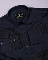Eagles Gray With Green Premium Gizza Cotton Shirt