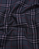 Brixton Gray Multicolor Check Dobby Cotton Shirt