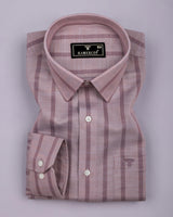 Bogota Light Pink Stripe Linen Cotton Shirt
