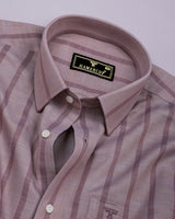 Bogota Light Pink Stripe Linen Cotton Shirt