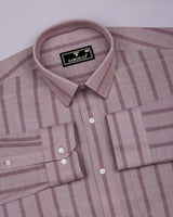Bogota Light Pink Stripe Linen Cotton Shirt
