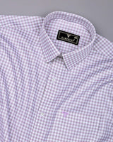 Doven Pink Dobby Check Premium Gizza Shirt