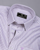 Doven Pink Dobby Check Premium Gizza Shirt