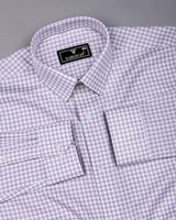 Doven Pink Dobby Check Premium Gizza Shirt