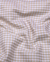 Doven Orange Dobby Check Premium Gizza Shirt
