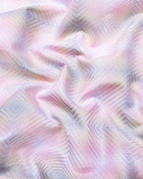 Lurean Pink With Multicolor Shades Premium Giza Shirt