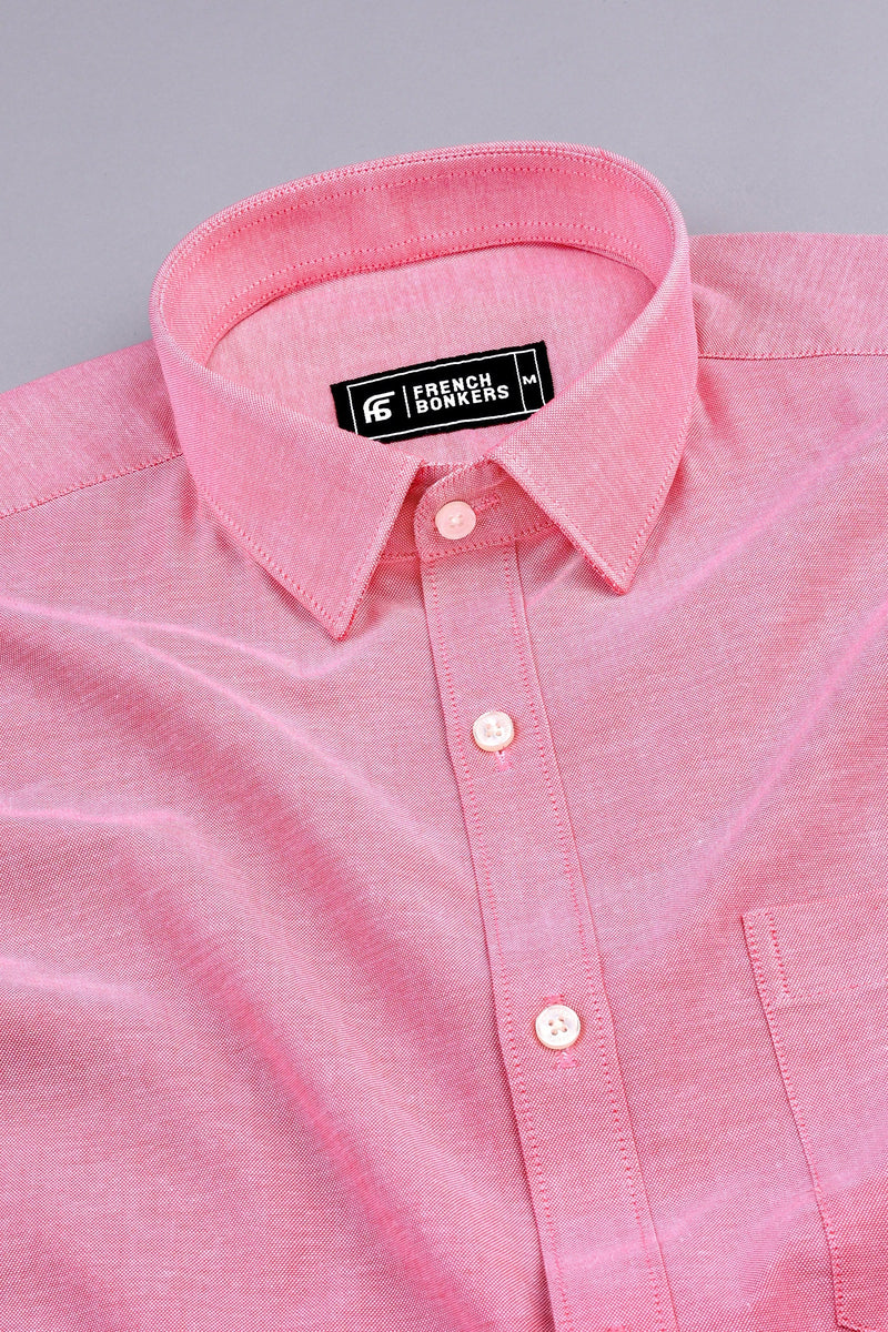 Apple red premium Oxford solid shirt – Hamercop
