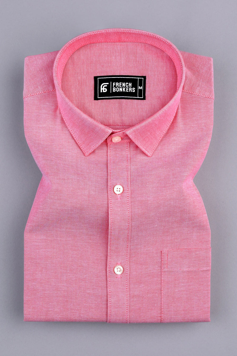 Apple red premium Oxford solid shirt – Hamercop