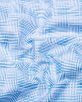 Classic Blue Check Giza Cotton Shirt