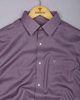 Morlen Pink With Gray Jacquard Giza Shirt