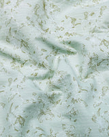 Pista With Mahendi Green Printed Dobby Cotton Shirt