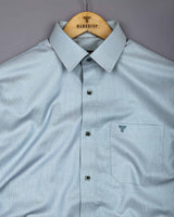 Costal Teal Green With White Gizza Shirt