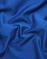 Dorno Blue Jacquard Textured Premium Giza Shirt