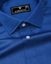 Dorno Blue Jacquard Textured Premium Giza Shirt