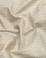 Pestry Crust Cream With White Stripe Premium Giza Shirt