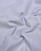 Pestry Gray With White Stripe Premium Giza Shirt