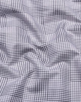 Kelly Gray With White Check Giza Shirt