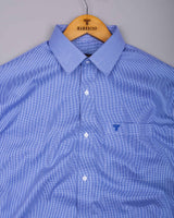 Sion Blue With White Dobby Premium Gizza Shirt
