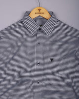 Fralix Black Houndstooth Jacquard Premium Gizza Shirt